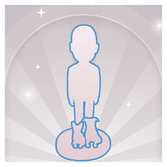 Fully Custom One Person And Two Pets Bobblehead Figurine