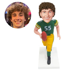 customized bobble head figure football running back player