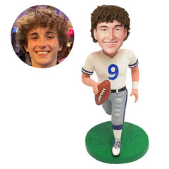 custom made bobble head figure football quarterback player