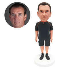 customized bobblehead figure male coach