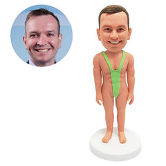 customised bobblehead mankini man